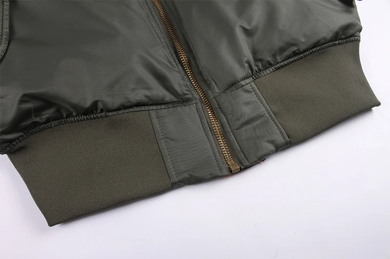 2025 aw winter bomber flight jacket MA-1 with hood streetwear clothes mens clothing hip hop baseball letterman oversized varsity
