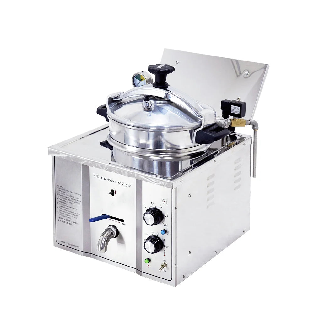 MDXZ-16 Electric Table Top Chicken Pressure Fryer From China Factory with 5 Years Warranty