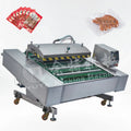Large Capacity Automatic Continuous Rotating Rolling Belt Food Vacuum Pack Machine for Cheese and Sea Food