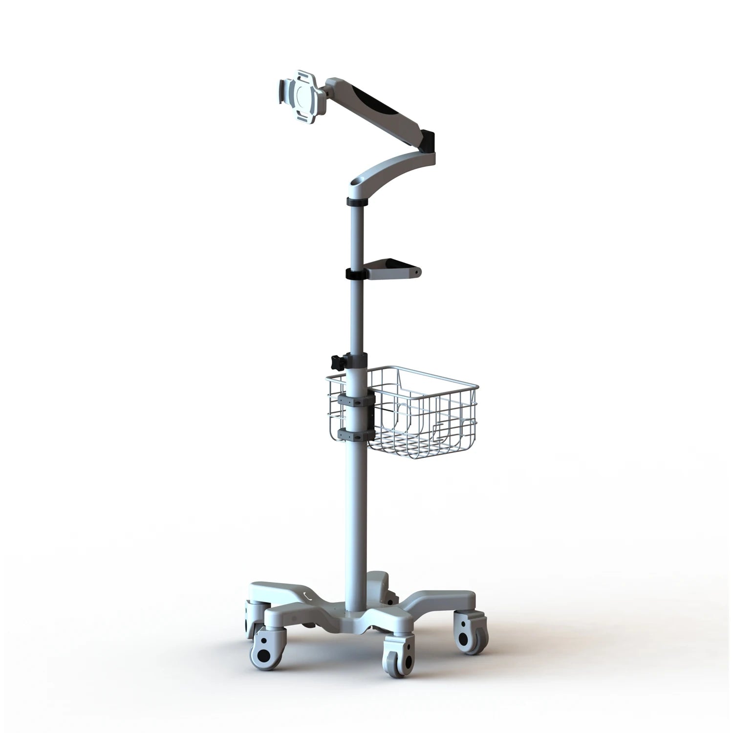 Variable Height 360 Degree Angle Flexible Mechanical Arm Telescopic Adjustment Dental Medical Service Trolley Cart Hospital Use
