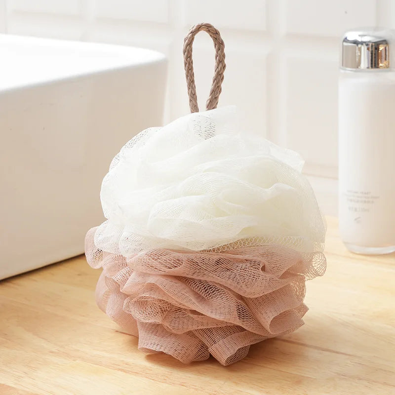 Promotion Soft Bath Bubble Bath Flower Design Exfoliating Body Shower Ball Sponge Loofah Shower Bouquet