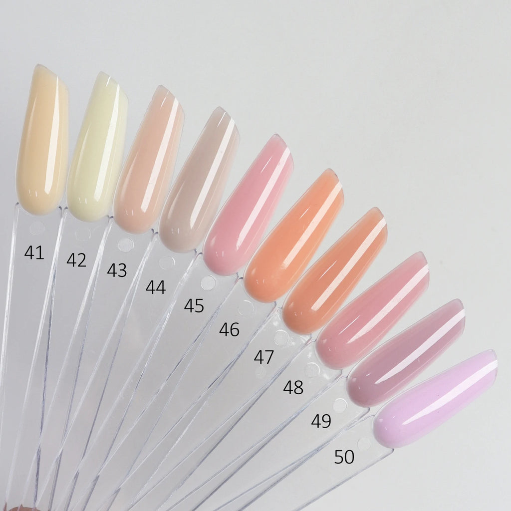 Lehchis 15ml Nude UV Gel Nail Polish Soak off French Nail Camouflage Base Halal Certified for Salon Art Use Customizable Logo