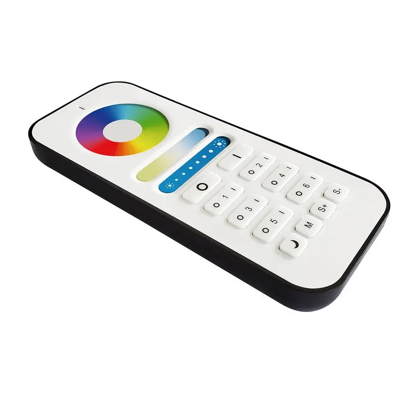 2.4GHz RF Remote Control 5-in-1 RGB+CCT Radio Controller for 6 Zones 9 Modes Smart Home Lights