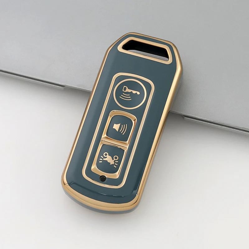 Premium Soft TPU Car Key Case Cover Shell for Honda Motorcycle PCX150 Click Vario 350 Ns125la Key Rings Keychain Bag Factory