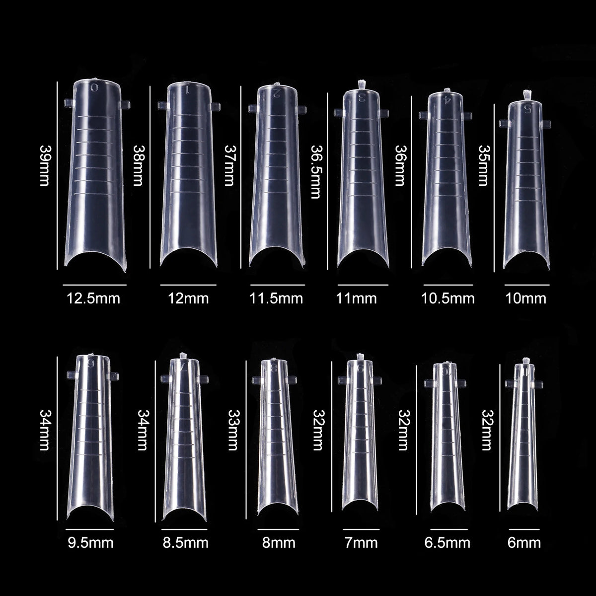 BNG Top Forms for Nails Dual Forms Nails Forms for Extension Full Cover Quick Building Gel Mold Tips Poly Nail Gel Mold