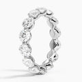 Elegant 925 Silver Moissanite Diamond Engagement Wedding Eternity Ring Premium Craftsmanship for Sparkling Luxurious Look Unisex