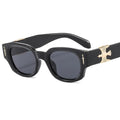 Sunglasses 2024 Fashion Small Cat Eye Eyewear High Quality Frame Custom Women Metal Decoration Sunglasses Wholesale UV400
