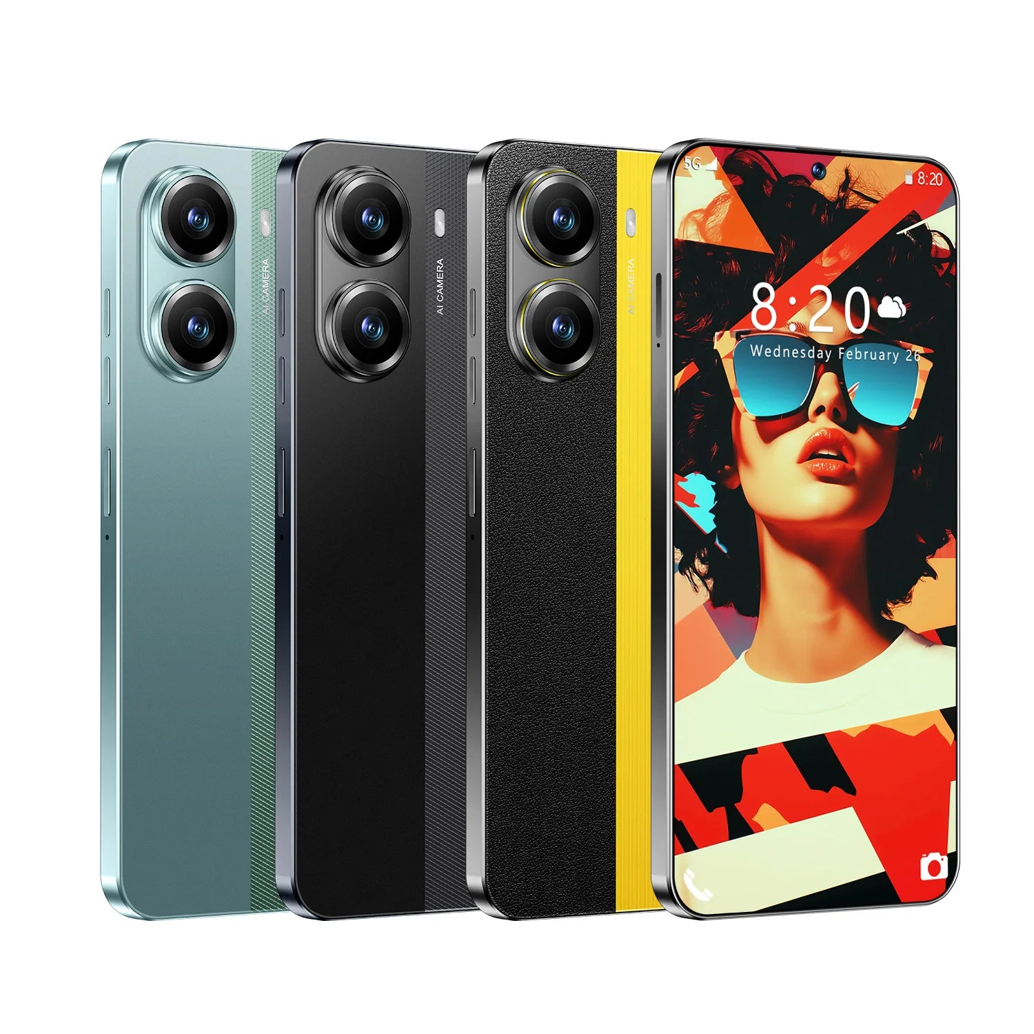 Popular Cellphone X7 Pro 5G Smartphone 7.3\" HD Display 8000mAh Deca Core Real 108MP Dual SIM Mobile Phones 16GB/1TB ROM Phone