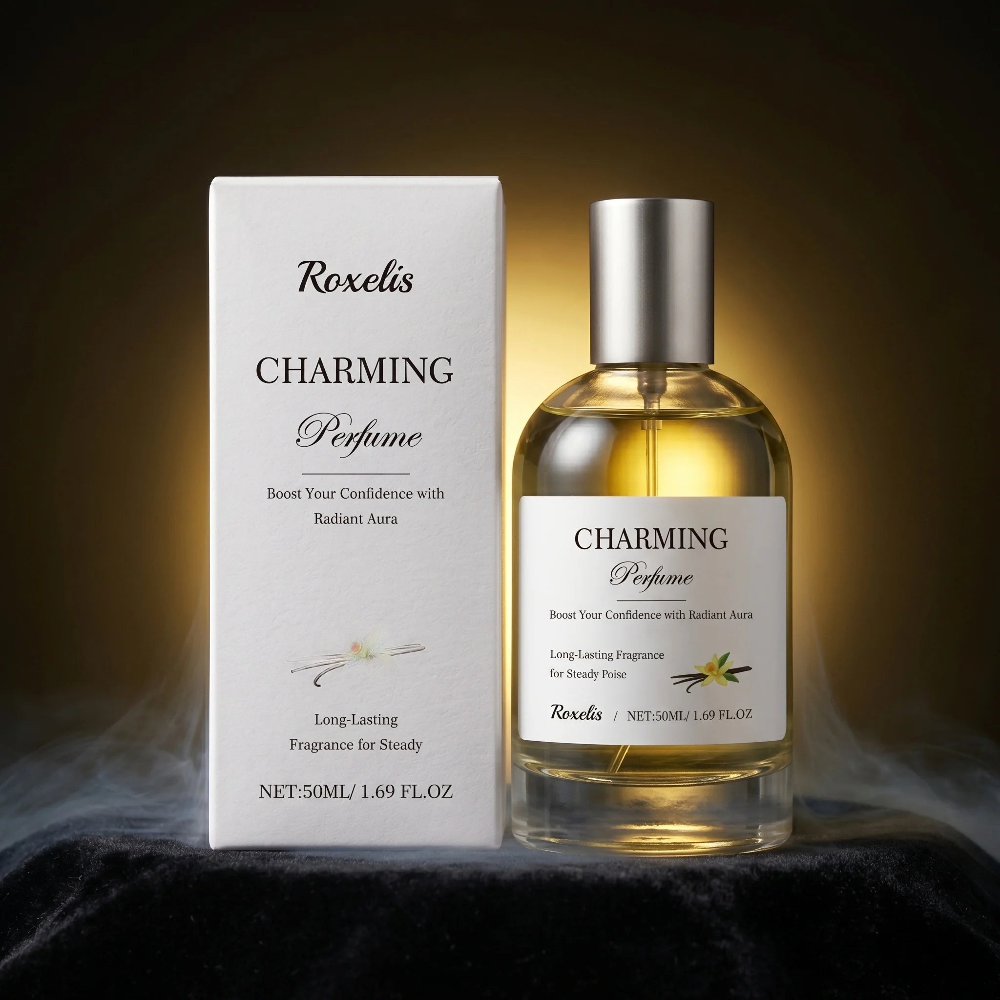 Charming Perfume Amber Vanilla Eau De Toilette US Warehouse Ships Fast Long Lasting Scent 50ml
