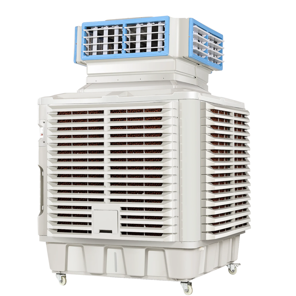 Hot Sale New Model  1.1kw 18000m3/h Plastic Body Water air Cooling Fan Ventilation Duct Cool Breeze air Cooler