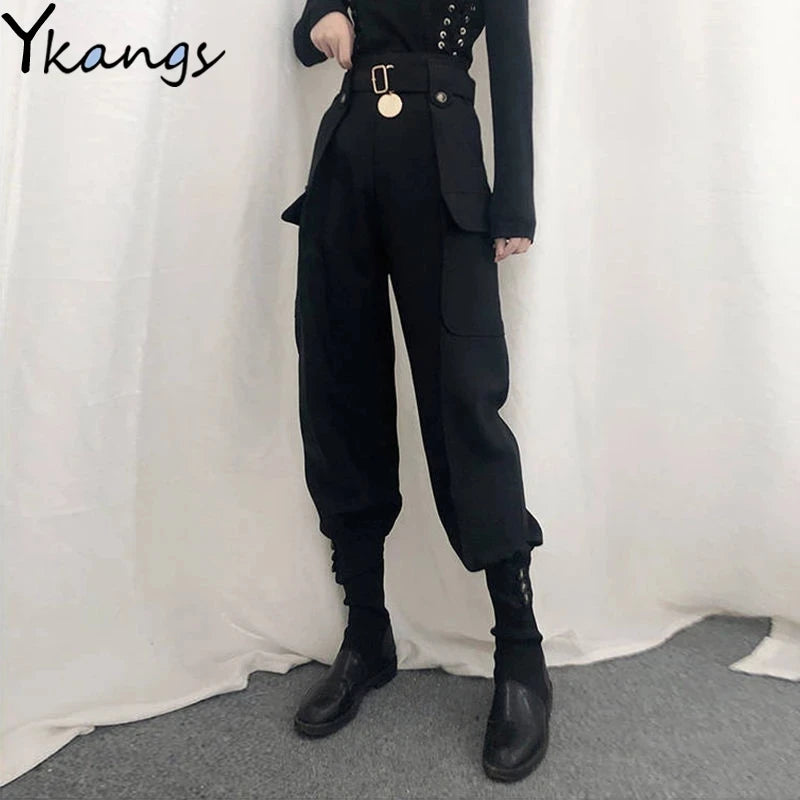 Pocket Casual Denim Shorts Summer Retro Blue Cargo Port Loose Big Pocket Thin Fashion Washed Five Point Casual High Waist Shorts