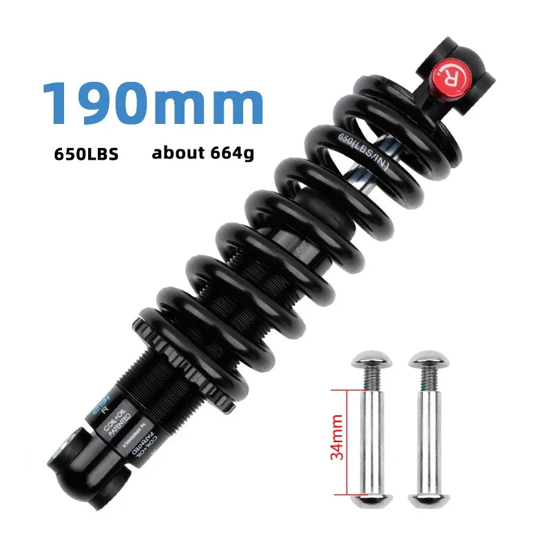 Original KS EXA Coil+Oil 291R Shock Absorber Adjustable Damping Hydraulic Rear Shocks for MTB Electric Scooter Motorcycles Parts
