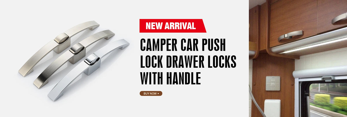 20 Packs KAK Camper Car Lock 20mm Push Lock for RV Yacht Furniture Door Hardware Cabinet Drawer Locks Handles Safety Kids Lock