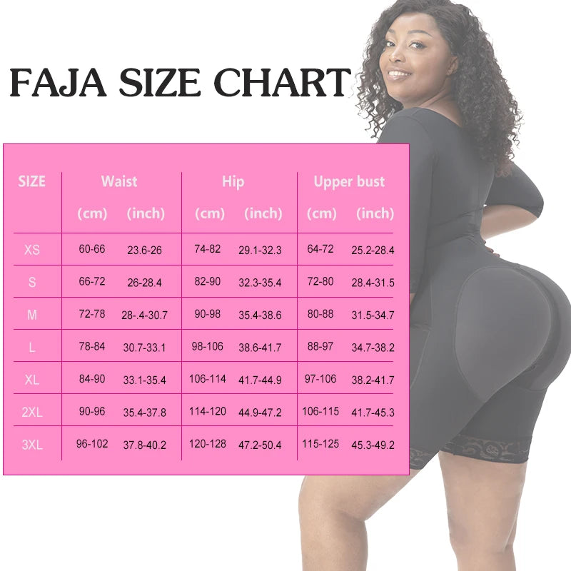 Wholesale Women Long Sleeves Full Body Bodysuit Arms Shaper Girdle Bra Bbl Compression Post Surgery Shapewear Colombianas Fajas