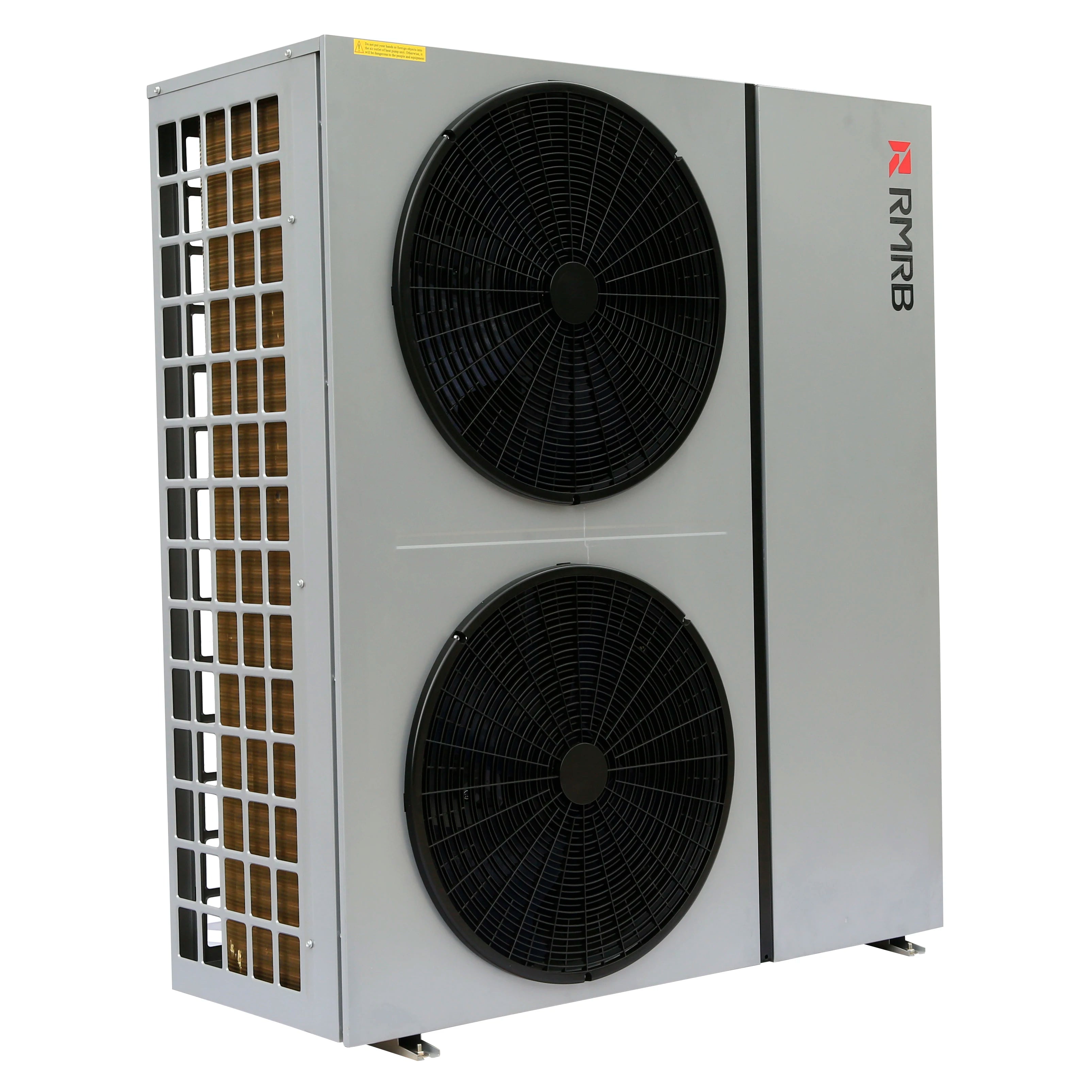 RMRB 21.5kW EVI Monoblock R32 Inverter Air Source Heat Pump High Efficiency Class A+++ Stainless Steel Housing Freestanding