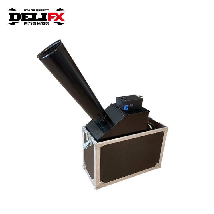 DMX Control Mini Confetti Cannon Machine rainbow Effect Confetti Drop Blaster for Baby Shower Gender Reveal Gig Corporate Events