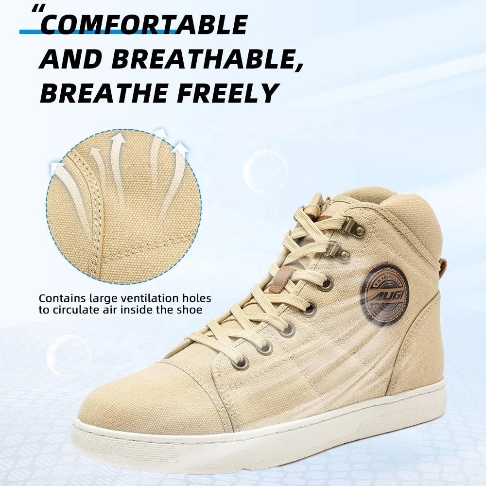 Men Lady Motorcycle Boots Anti Slip Motocross Protective Boots Breathable Motorbike Shoes Lightweight Travel Shoe Outdoor Hiking - Beauty