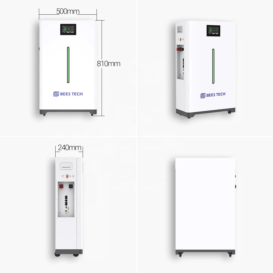 Bees Tech Eu Stock 51.2v 17kwh 16kwh 15kwh Battery Lithium Pack Tester Mb56 Lifepo4 Storage 15kwh Made China