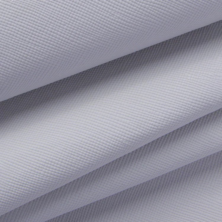 2025 New Embossed PVC Leather Fabric China White Faux Leather Material for Sofa & Bag Furniture PVC Leather Making Fabric
