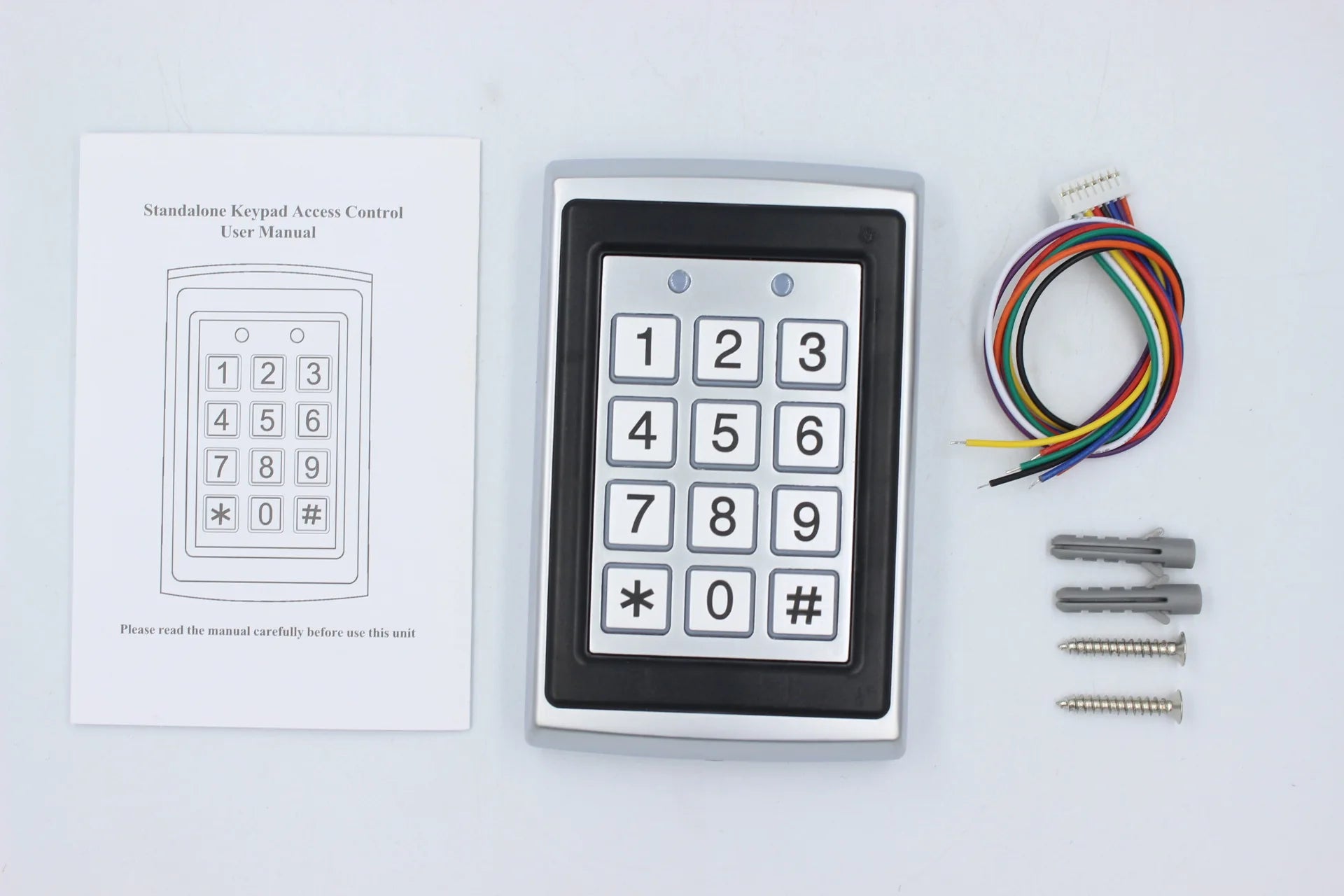 Standalone Access Control Keypad 125KHZ RFID Card  Smart Door Lock Access Controller