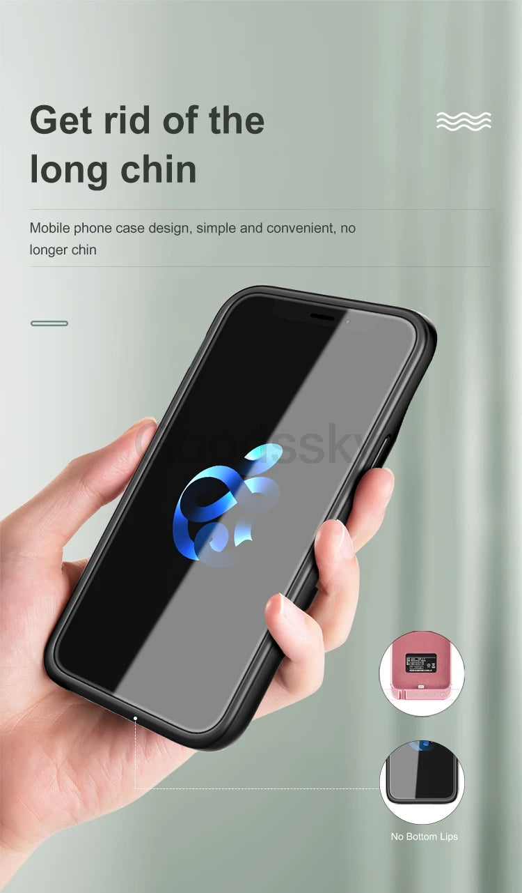 Battery Charger Cases For iPhone 13 Pro Max Power bank Case For iPhone 13 Mini Extenal Battery PowerBank charging Cove Capa