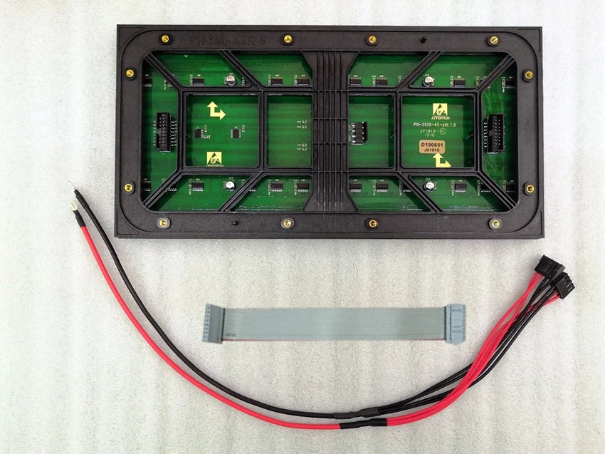 LED Display Screen Outdoor Module P10 Full Color RGB 3IN1 SMD3535 1/4S Scan 320x160mm 32x16Pixel Fixed Matrix Sign