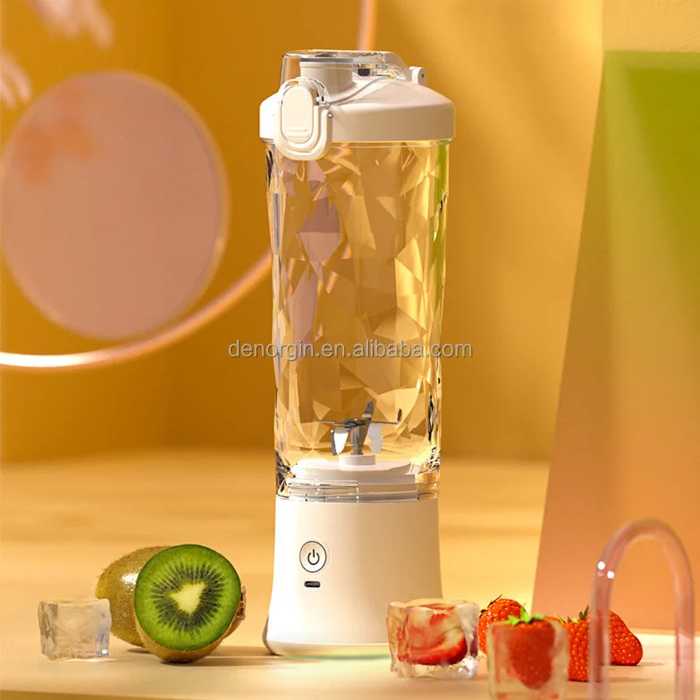 600ML Big Capacity Mini Blender Electric Rechargeable Waterproof Hand Blender Powder Juicer Portable Blender