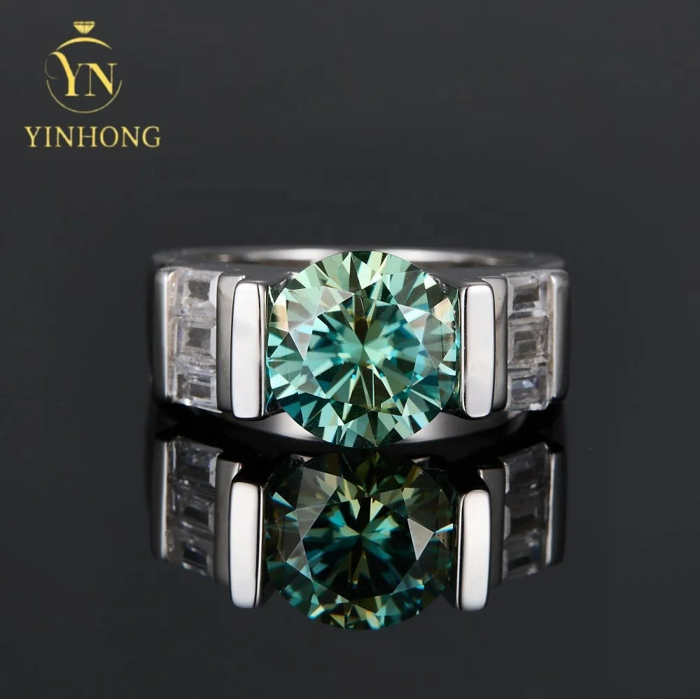 Luxury Premium S925 Sterling Silver Men's Ring Wedding Proposal Luxury Jewelry Simple Rings for Girls