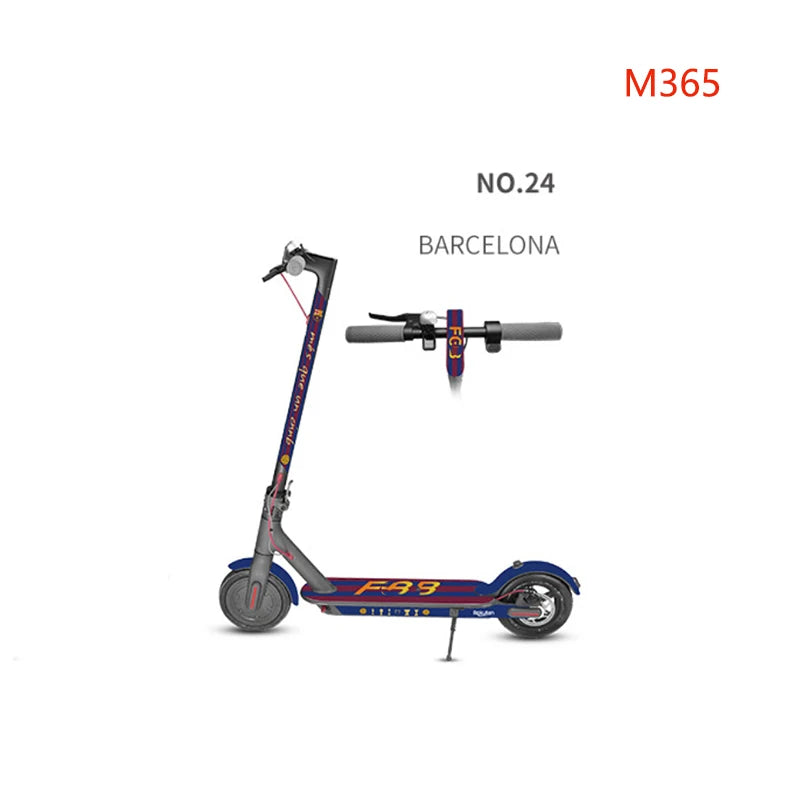 Electric Scooter Full Body PVC Sticker DIY Skateboard Sticker Scooter Pedal Stickers Decal For Xiaomi M365/PRO
