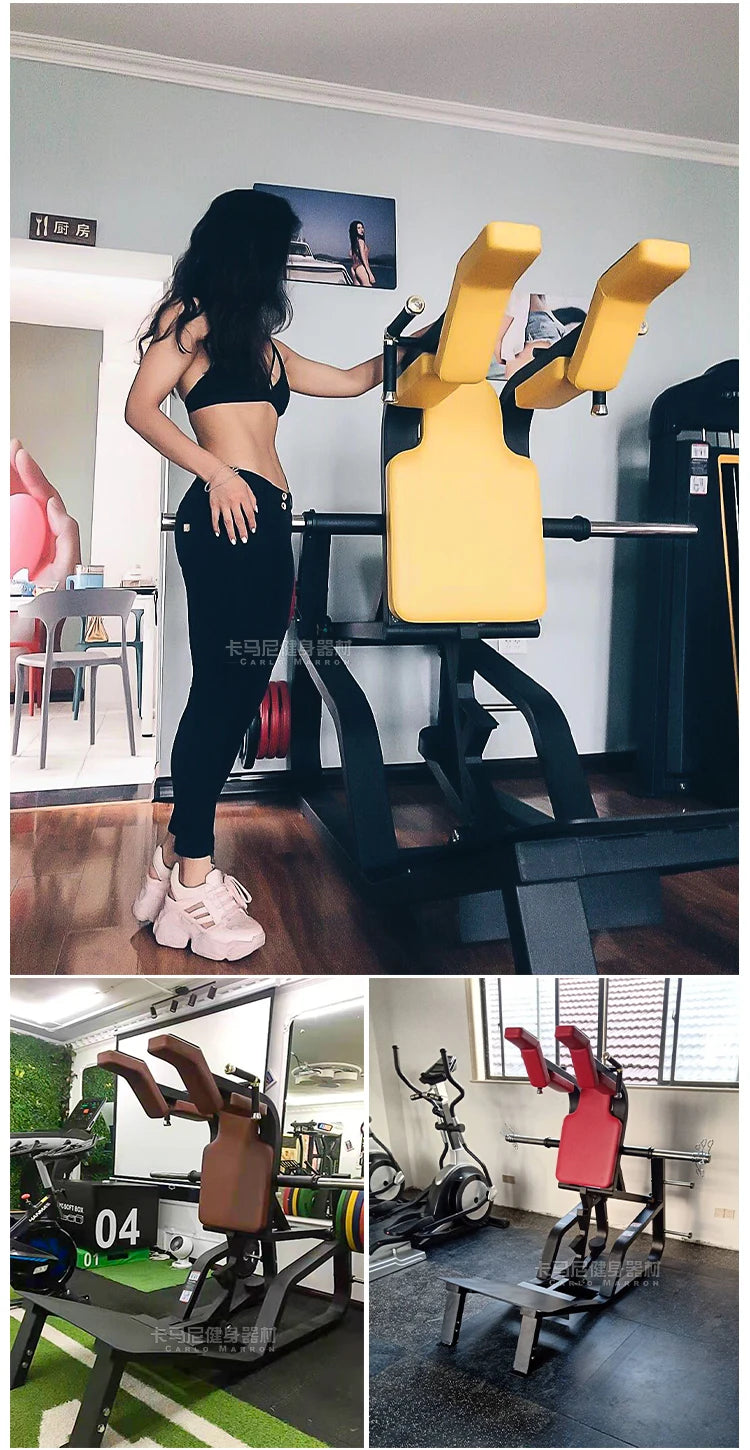 SRJOINFIT OEM Huck Squatting Machine Professional Bodybuilding Training Stand for Legs, Special Equipment for Commercial Gym