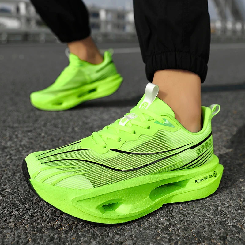 2025 New LEAO Sneakers Couples Casual Heightened Thick-soled Cushioned Rebound Non-slip Outdoor Trail Running Shoes