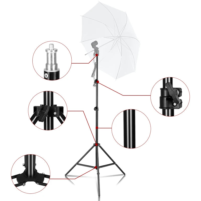 SH Bowens 135W Photography COB Video Light  Dimmable 3000-6500K For Softbox Lighting Portrait Flash Studio Video Live Streaming