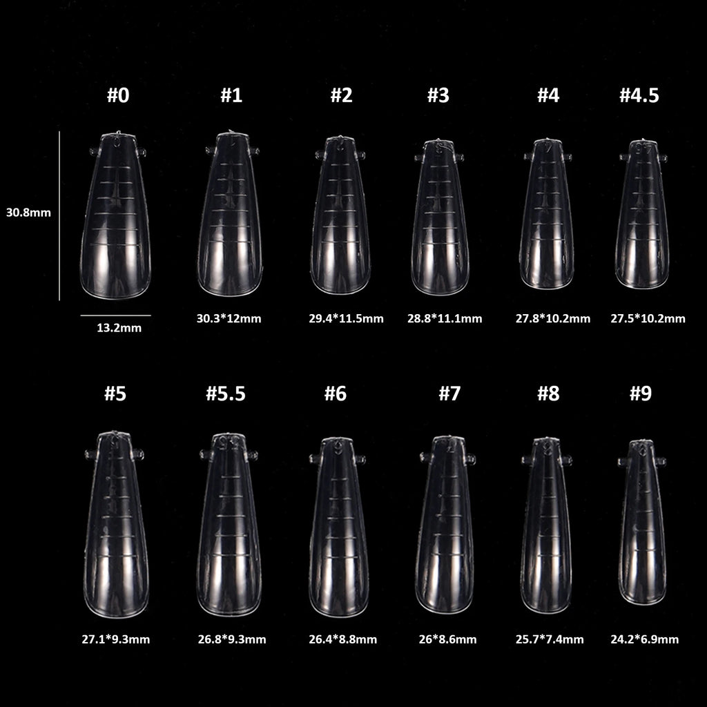 BNG Top Forms for Nails Dual Forms Nails Forms for Extension Full Cover Quick Building Gel Mold Tips Poly Nail Gel Mold
