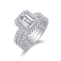 Hot Sales Heart Moissanite Engagement Ring S925 Silver Solitaire Mossanite Diamond Wedding Rings Moissanite Fashion Ring