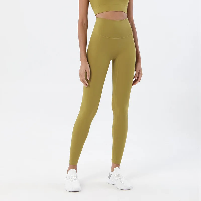 TRY TO BN Yoga Pants Leggings Women Naked Feeling High Waisted Workout Seamless Sports  Fitness GymLeggings Push Up Tights Women