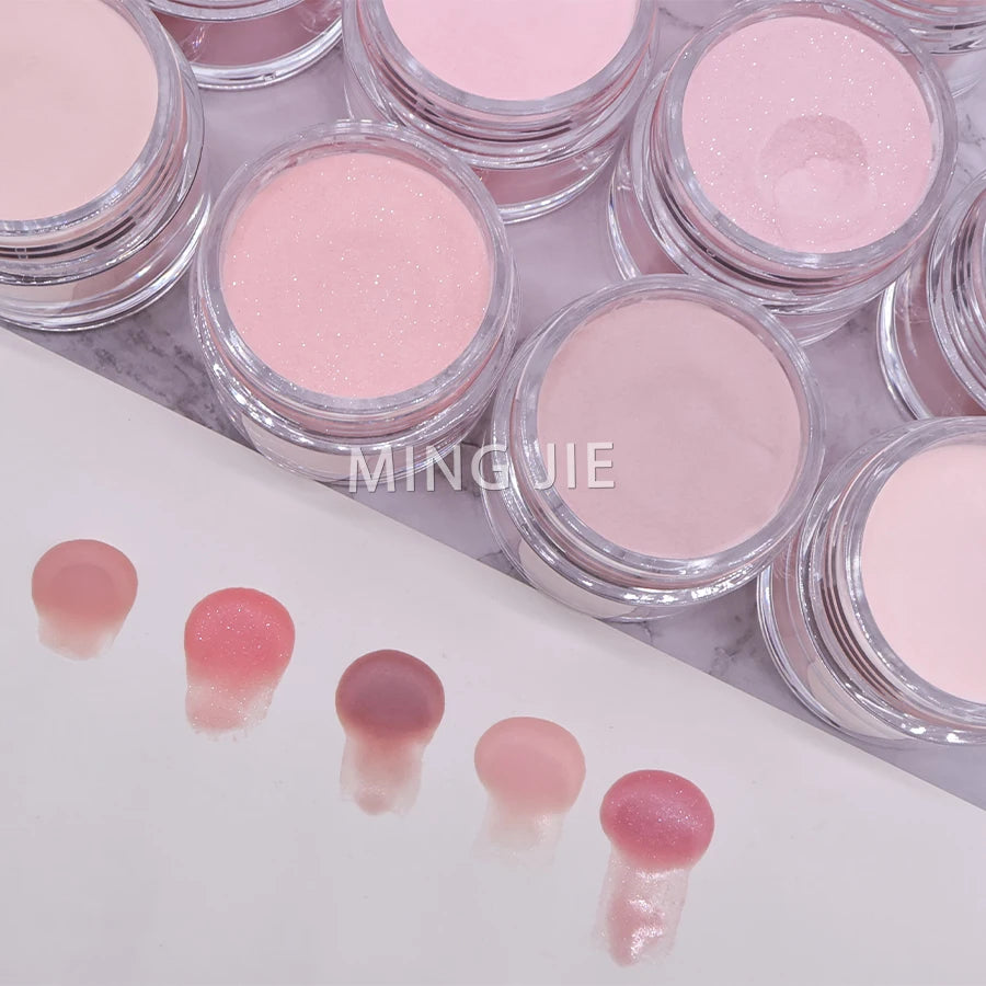 Bulk Acrylic Nail Powder Cover Pink Nude Buttery Crystal Clear Acrylic Powder for Nails