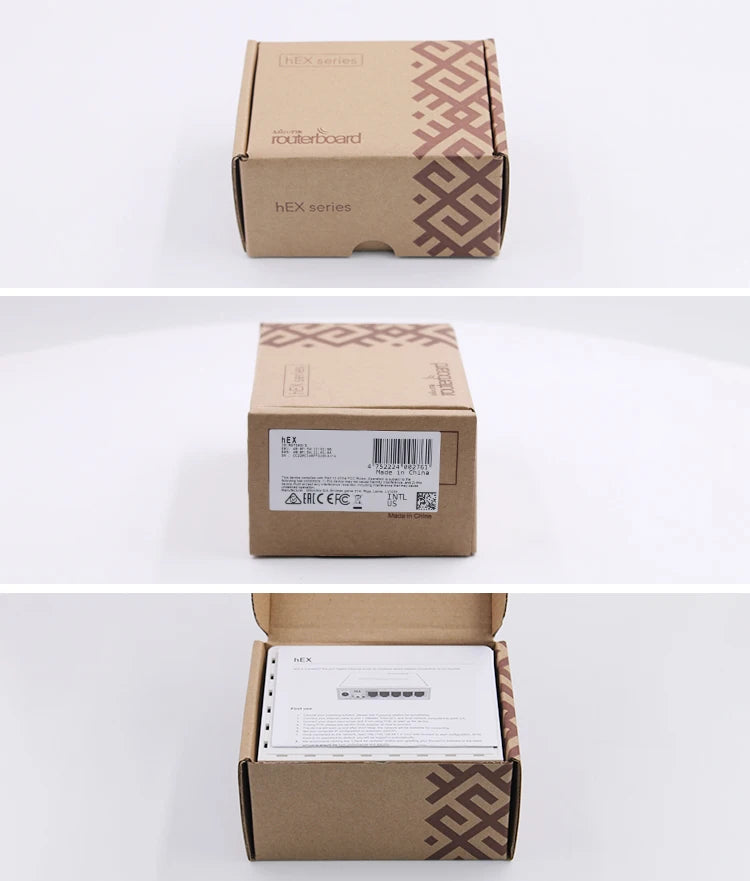Hot Selling Mikrotik RB750Gr3 Gigabit Wired Router ROS Soft Mini Router with 880MHz CPU 256MB RAM for Home Enterprise New