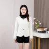 Spring -style Women's Regular 2025 New Style Medium Vintage Cashmere Poncho with Silk Lining Elegant and Slimming Top
