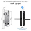 Tediton TTlock Outdoor Sliding Push and Pull Smart Lock Hotel Security Door Lock Smart Locks for Exterior Doors