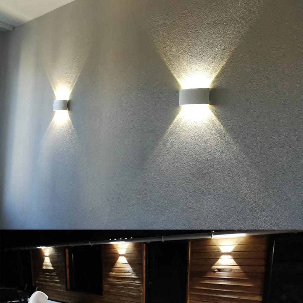 Led Wall Lamps Outdoor Indoor Waterproof IP65 wall lights for home AC110-220V 2/4/6/8/10/12W Garden Lights Outdoor Light decor