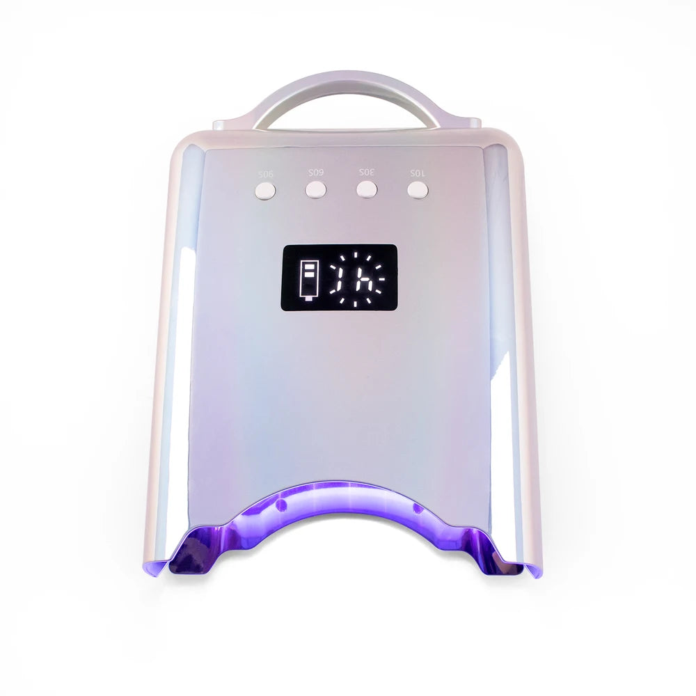 2025 Professional Hot Selling Pro Cure Rechargeable Cordless 78w Gel UV Led Nail Lamp With Removable Base Design