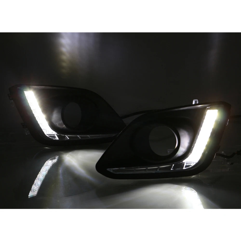 Daytime Running Light DRL for Suzuki Swift 2014 2015 2016 Fog Light Cover 12v White DRL