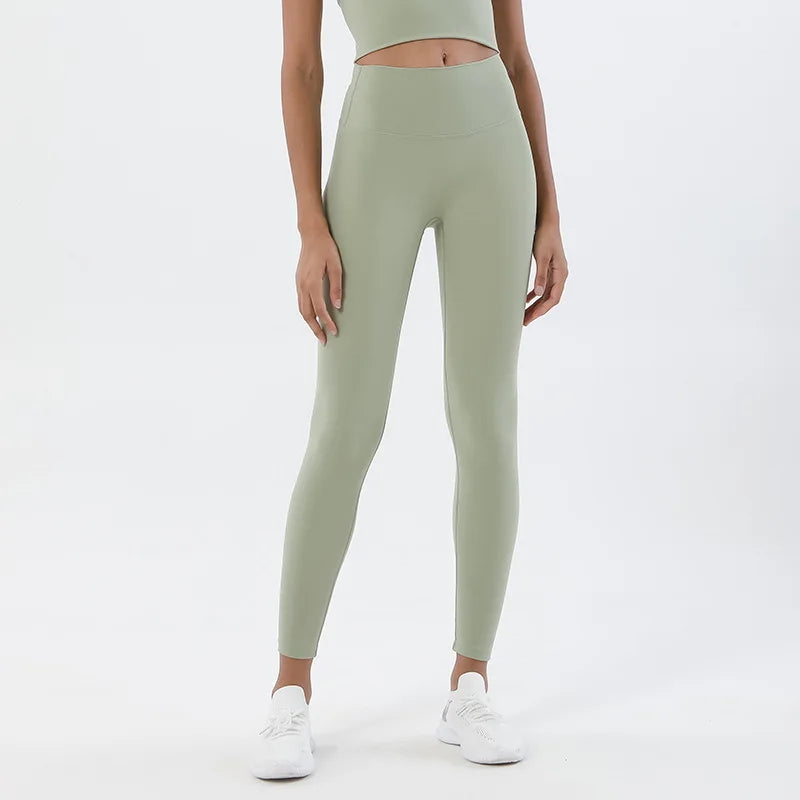 TRY TO BN Yoga Pants Leggings Women Naked Feeling High Waisted Workout Seamless Sports  Fitness GymLeggings Push Up Tights Women