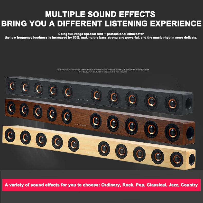 Sound Bars for TV with Subwoofer Deep Bass Soundbar 2.1 CH Home Audio Surround Sound Speaker System for TV