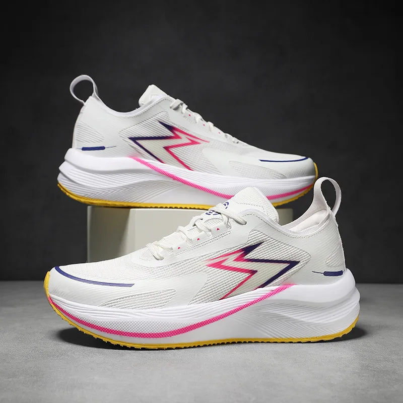 2025 NEW LEAO Wholesale Men's Casual Sport Shoes Breathable Sneakers with Carbon Plate Low Price Mesh Lining Running Shoes