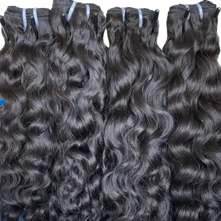 12A Hot  Wholesale South Indian Temple Hair Extension single donor Body Wave 28 Inches Straight Weft Raw Human Hair