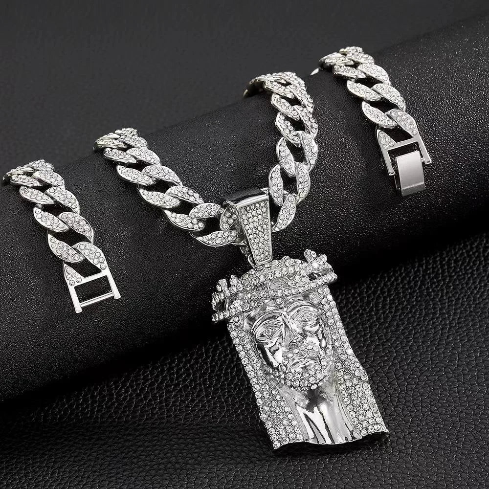 Luxury Bespoke Gold Plated 925 Sterling Silver Emerald Cut Star Shape Hip Hop Zircon Charm Pendant Engagement Unisex Premium