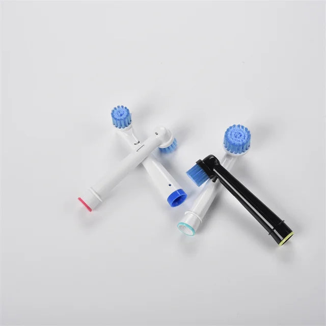New Creative 4 Pcs Package Cross Action Electric ToothBrush Replaceable Head Compatible for Oral B Head Io
