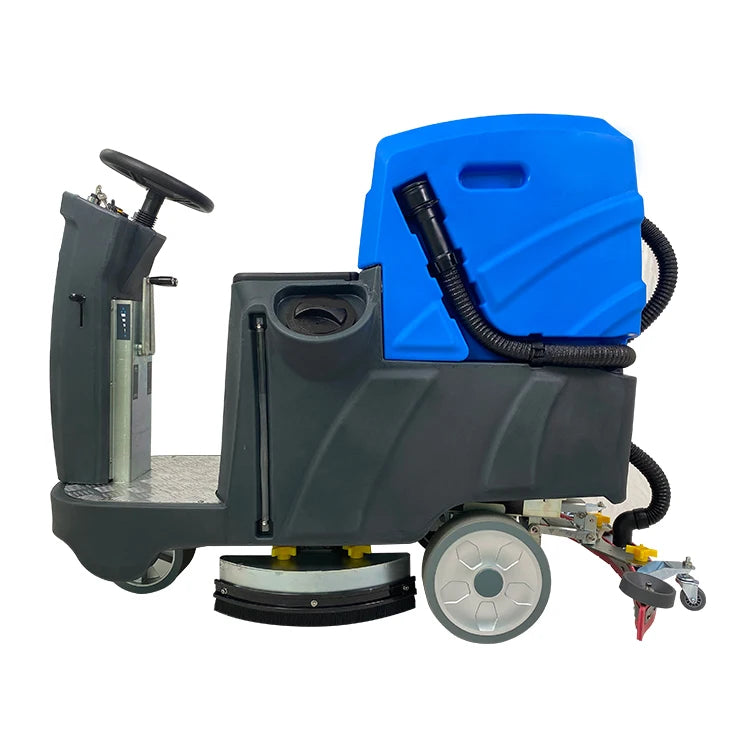 GAOGE F560 Electric Commercial Industrial   Large Brush Sweeper Car Floor Scrubber Cleaning Machine With CE Certified Low Price