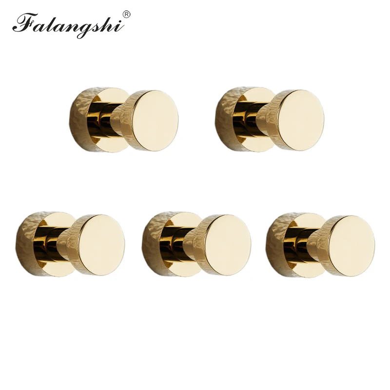 Brass Robe Hooks Clothes Hanger Household Small Decoration Rustproof Towel Hook Coat Hanger Key Rack Bathroom Accessories WB8123
